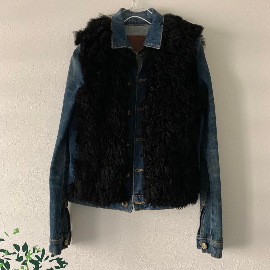 ☆R13 アールサーティーン ファー付 デニムジャケット Gジャン☆