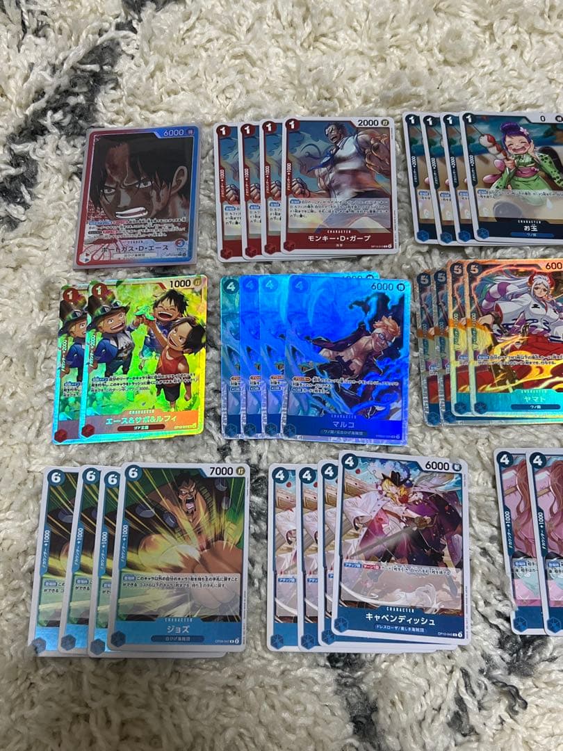 パくチーさん専用　赤青エースデッキ、デッキパーツ