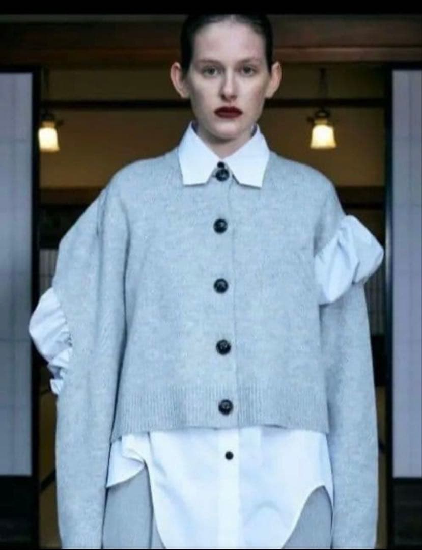 ENFOLD LAYERED CARDIGAN レイヤード カーディガン 38