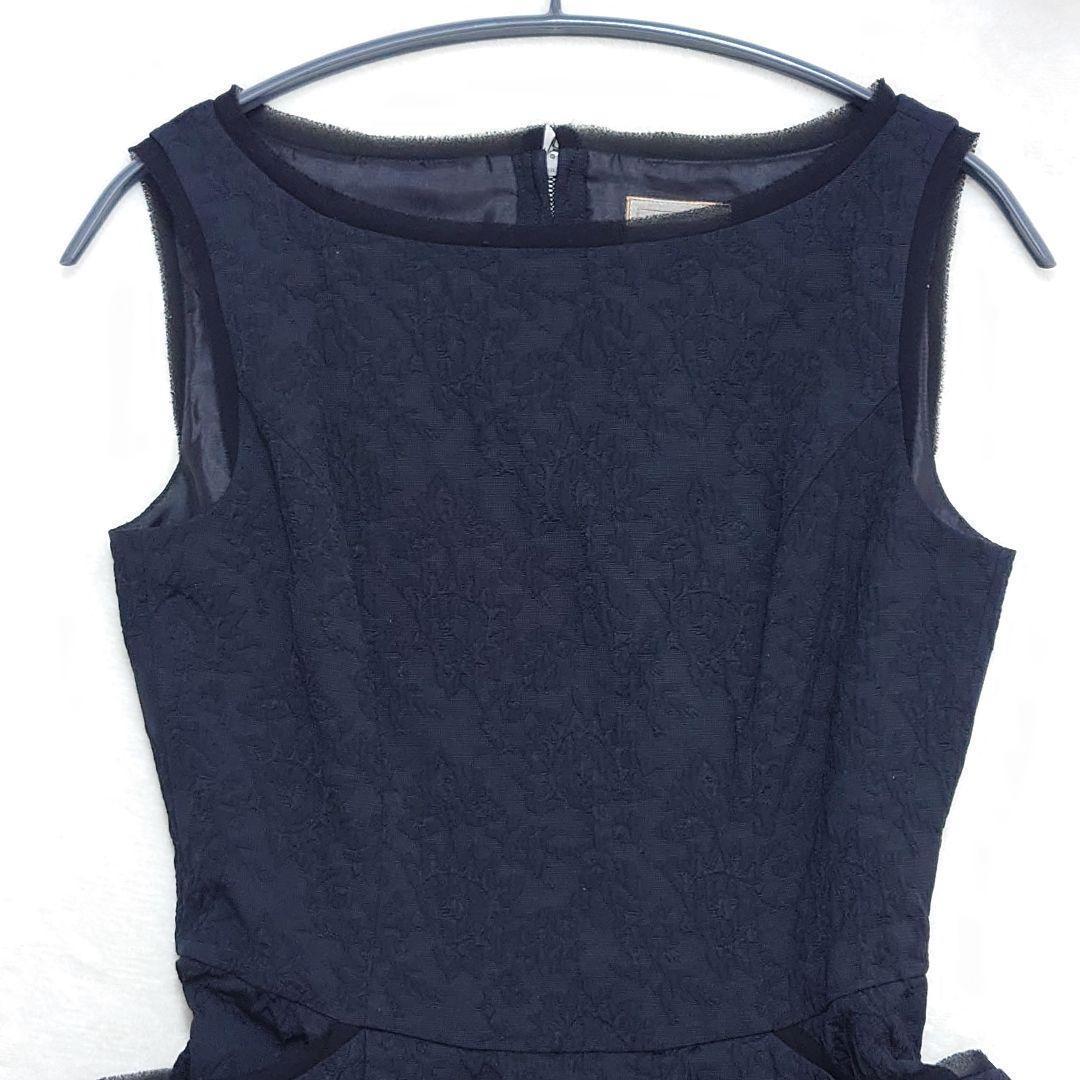 【美品】DAISY LIN FOXEY☆ノースリーブ☆ジャガード☆38(M)