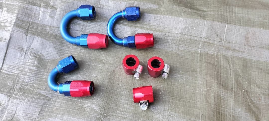 アールズホースエンドAN6新品、6点セット