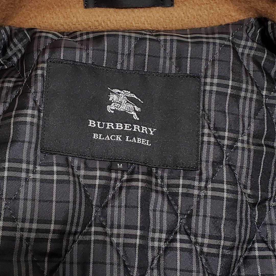 美品✨バーバリーブラックレーベル キャメル ダッフルコート ウール ホースロゴ