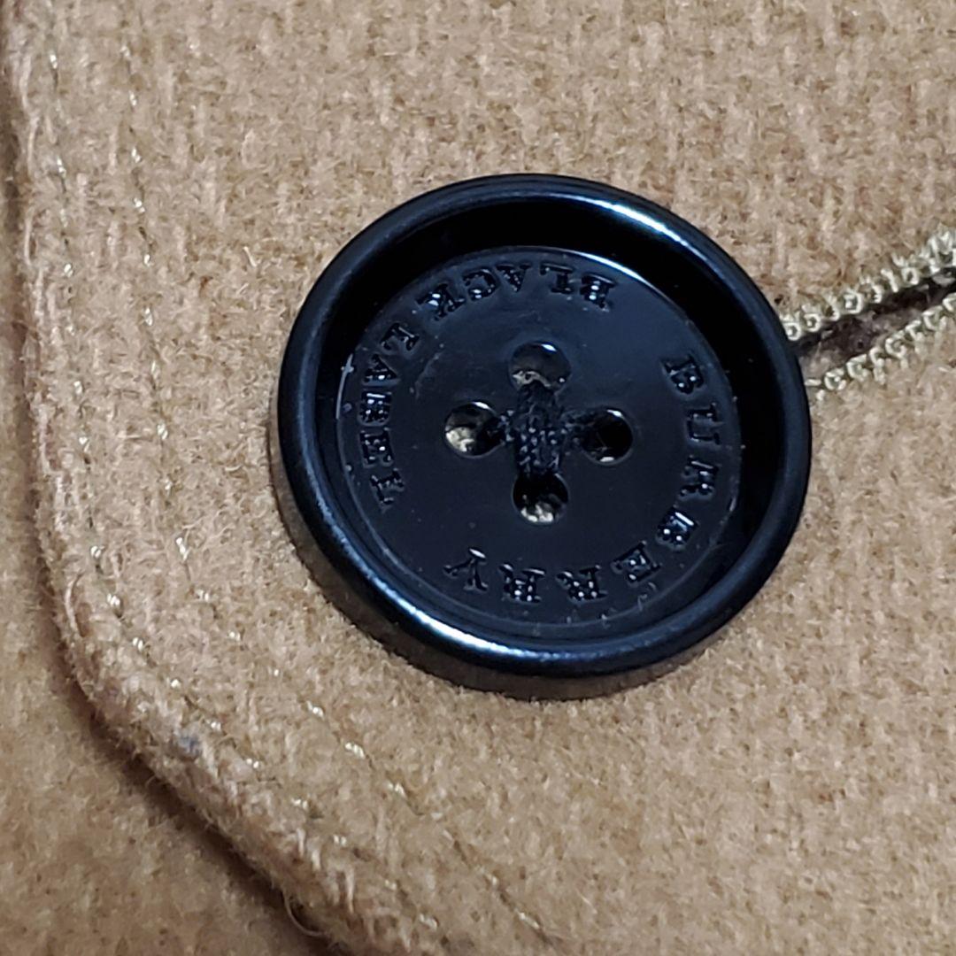 美品✨バーバリーブラックレーベル キャメル ダッフルコート ウール ホースロゴ