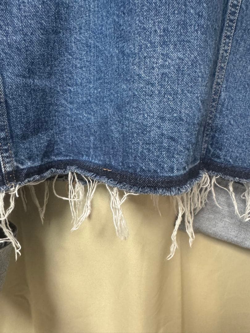 SACRAネイビー デニムジャケット 38