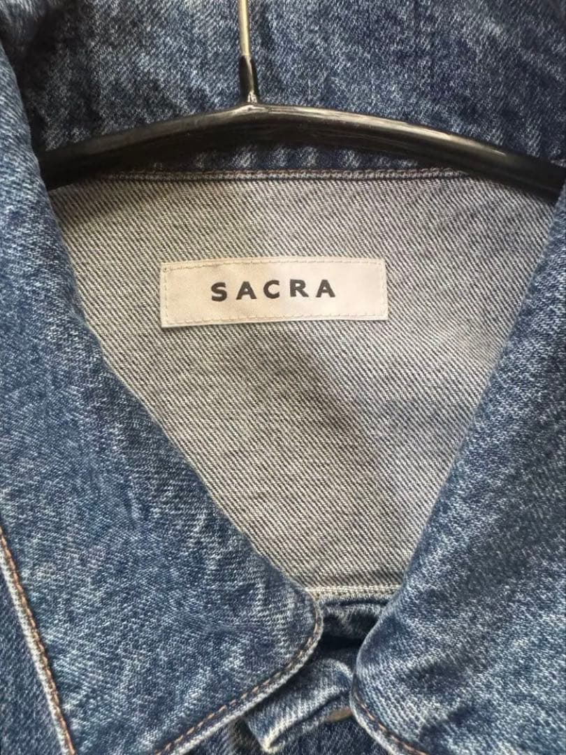 SACRAネイビー デニムジャケット 38