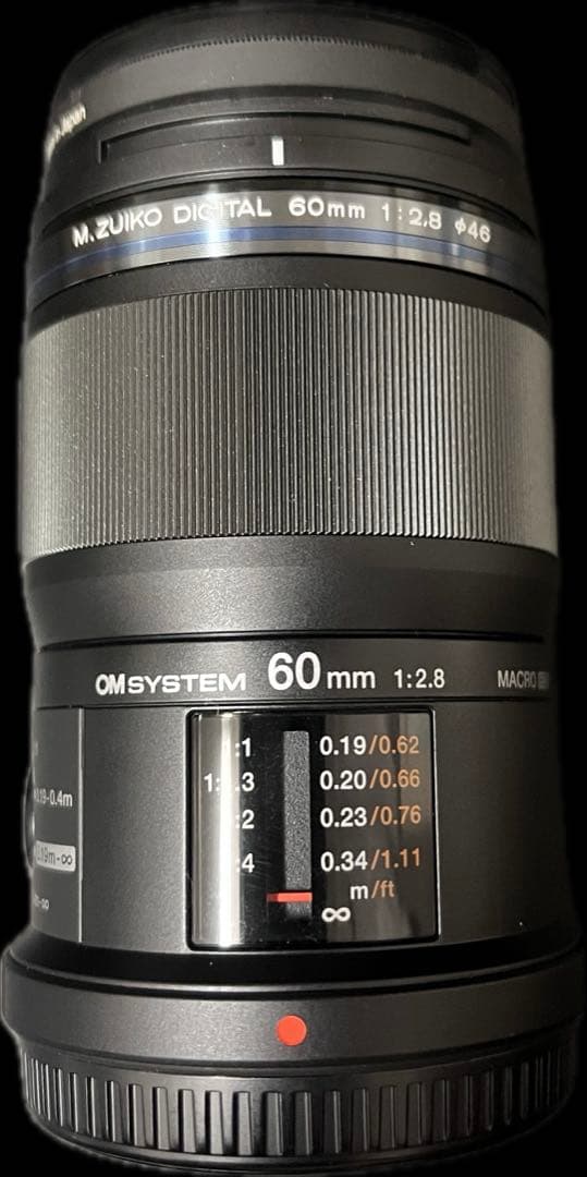 レンズ(単焦点) OM M.ZUIKO DIGITAL ED 60mm F2.8 Macro