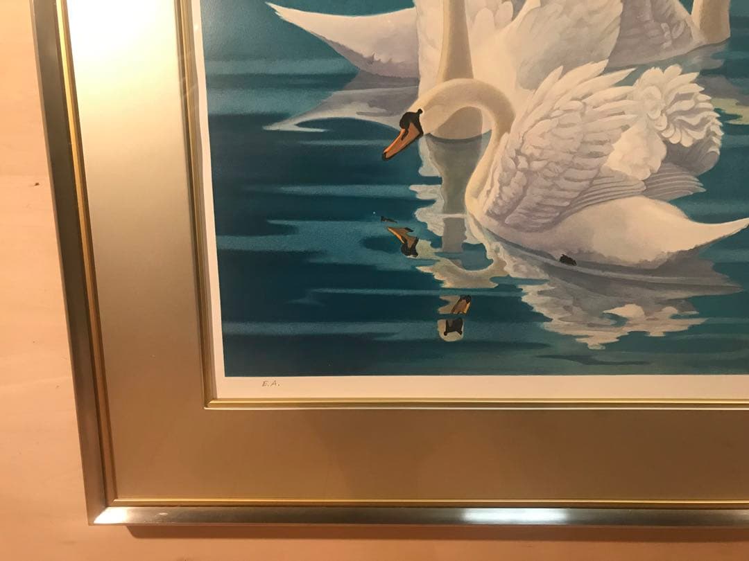 杉山寧　「淑」　リトグラフ　落款・エディション・作品証明シール有り