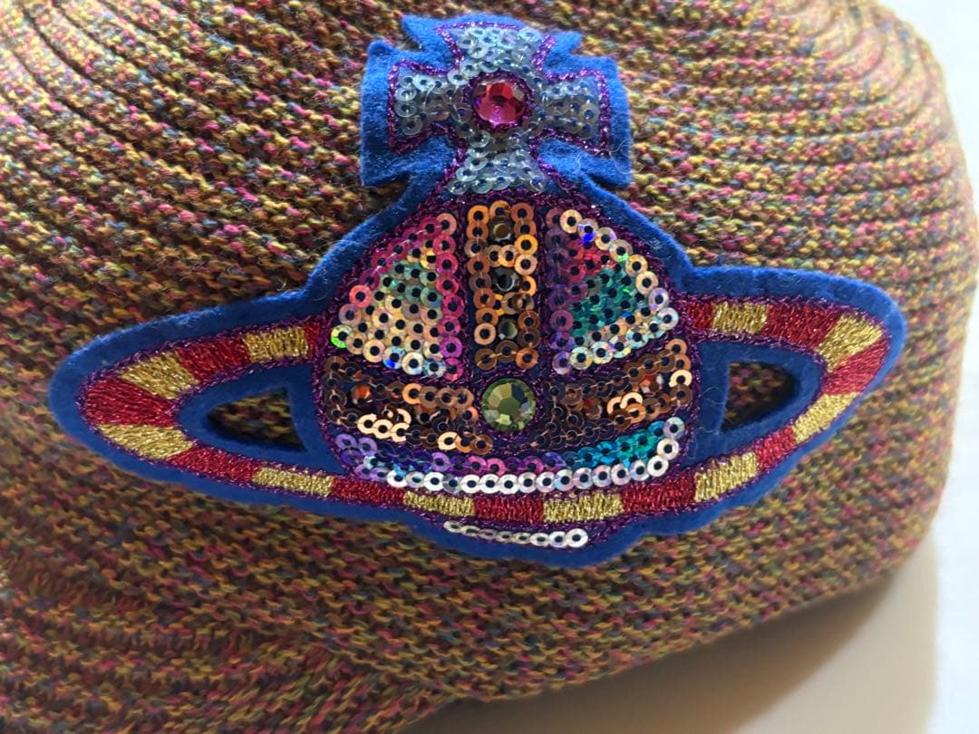 ヴィヴィアンウエストウッド　帽子　クロッシェ　キャスケット