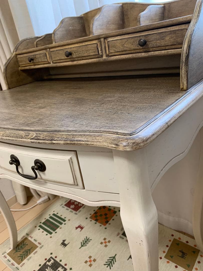 シャビーシック アンティークデスク
