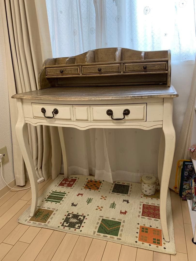 シャビーシック アンティークデスク