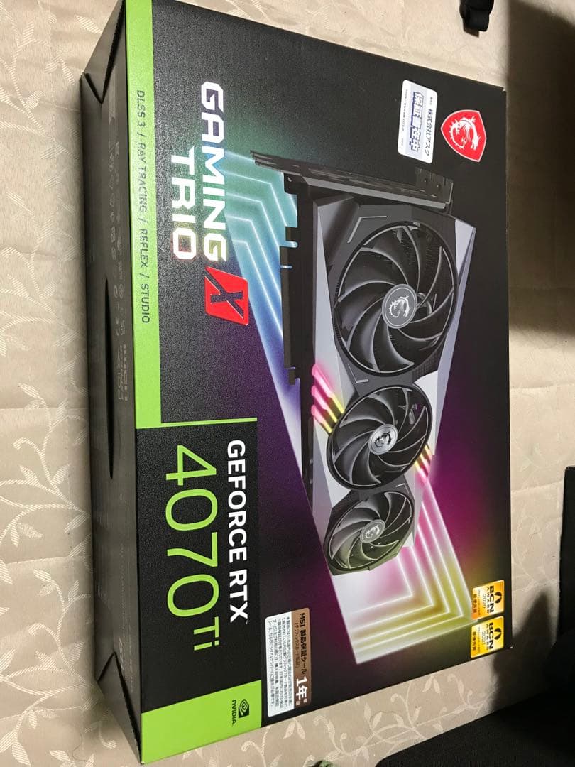 グラフィックボード・グラボ・ビデオカード GeForce RTX 4070 Ti Gaming X TRIO 12G