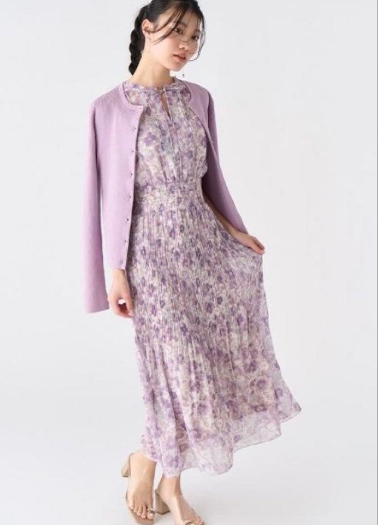 【新品未使用】CELFORDセルフォード♪デジタルフラワープリントワンピース