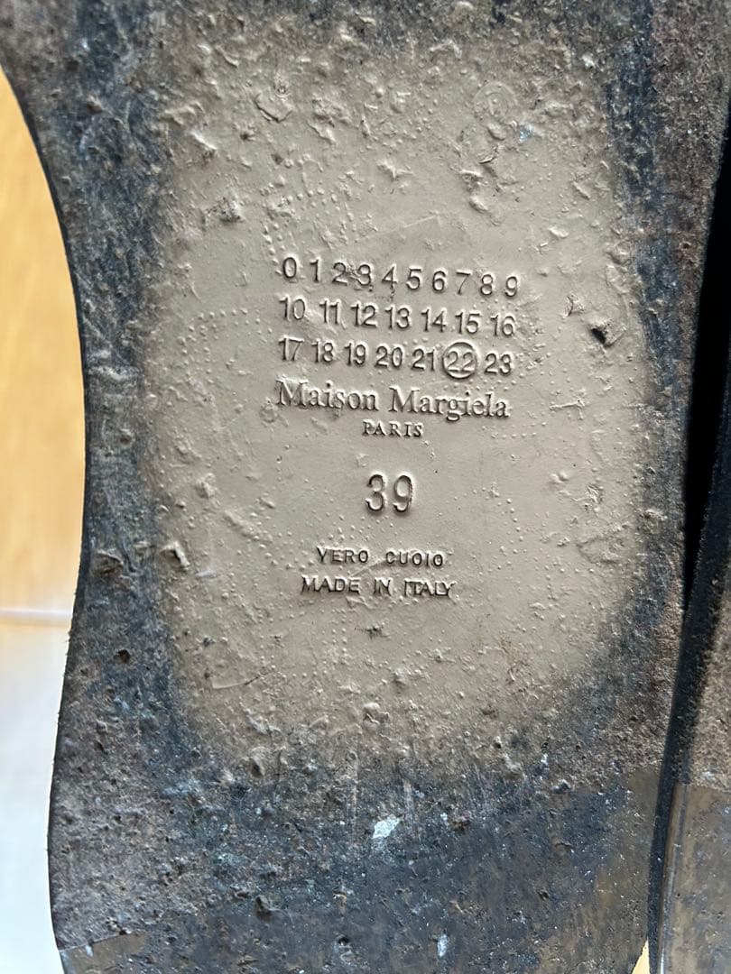 マルジェラ　22 厚底　ブーツ