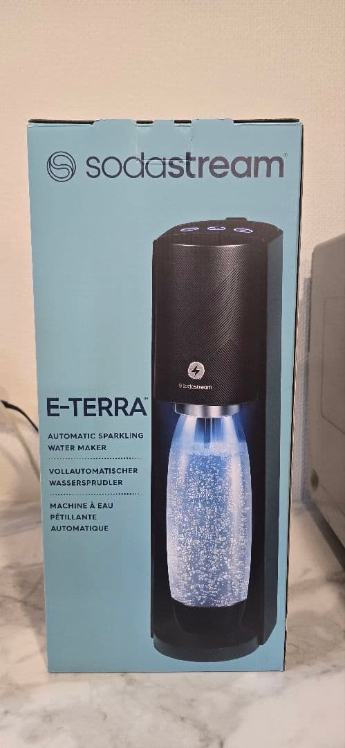 ソーダストリーム　ボトル2本、ガス付き SodaStream E-TERRA