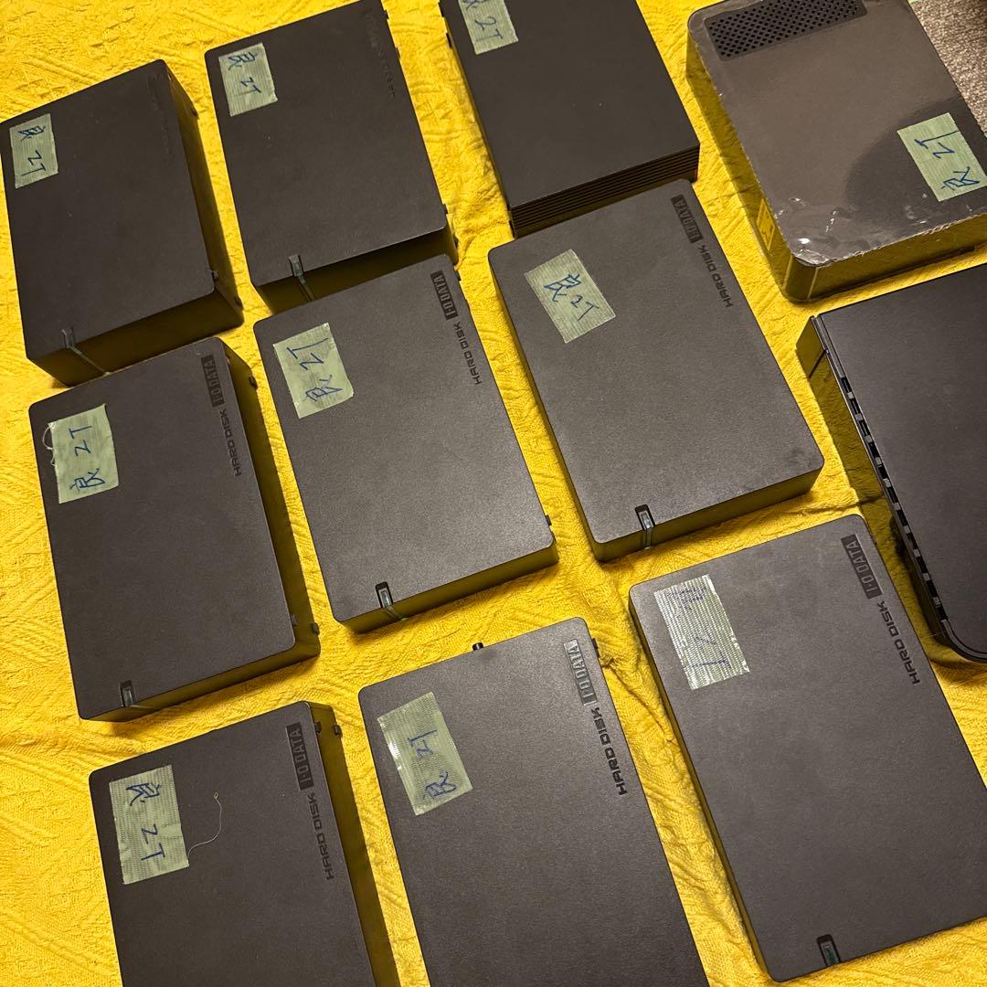 外付けハードディスク　11個セット