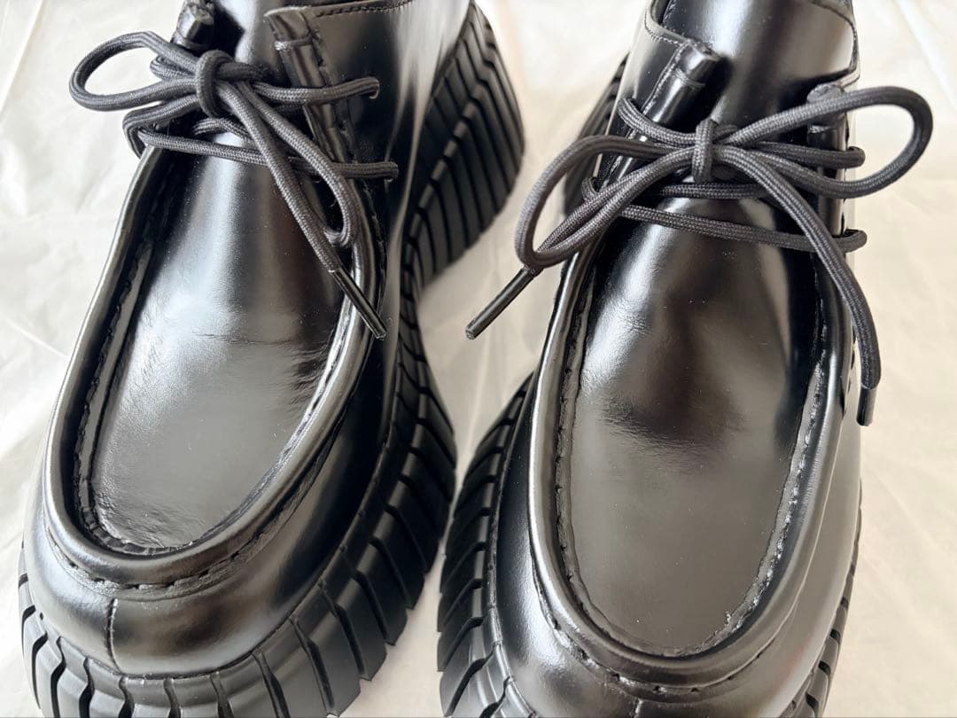 カンペールCAMPER BCN チロリアン ローファー黒37