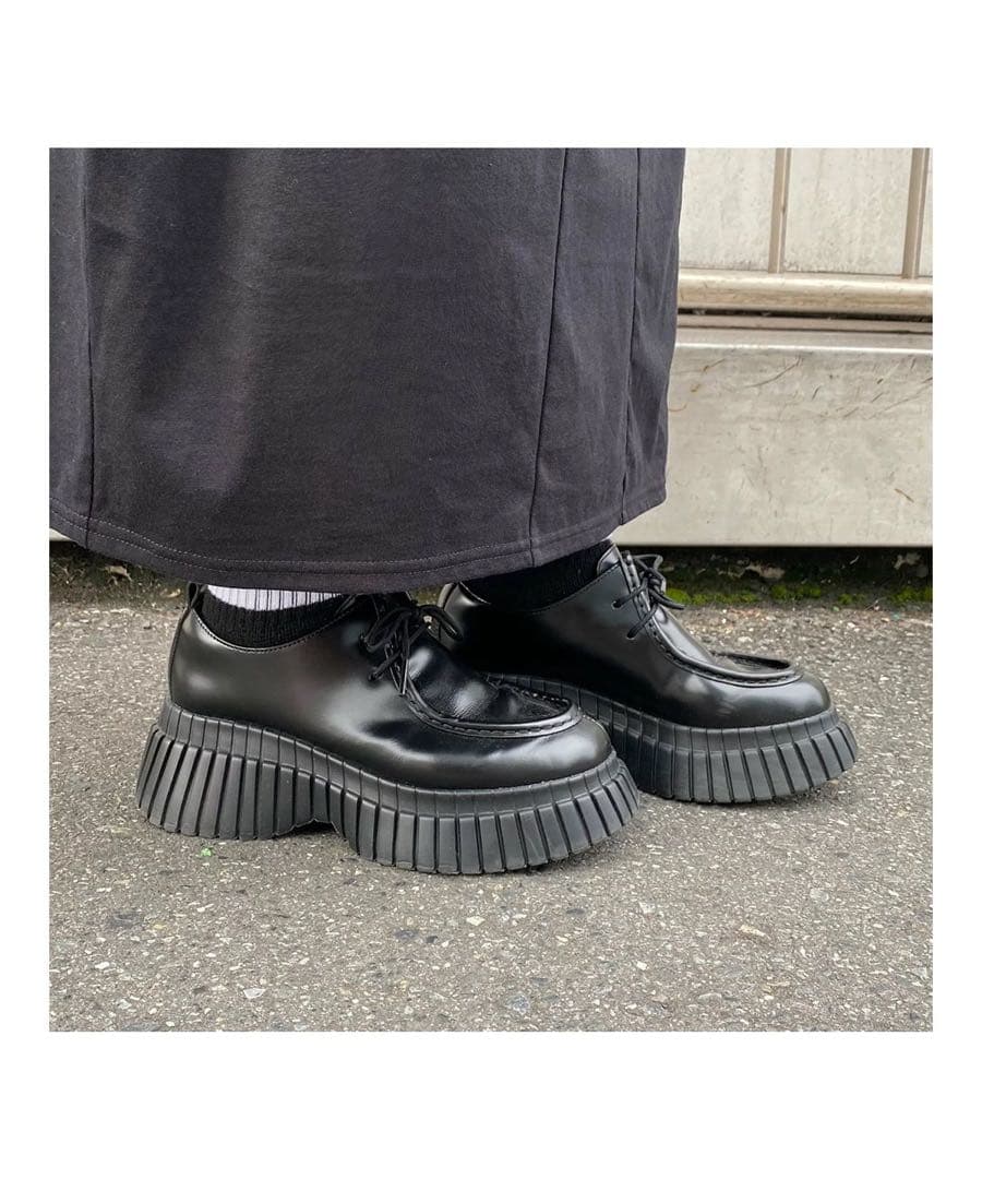 カンペールCAMPER BCN チロリアン ローファー黒37