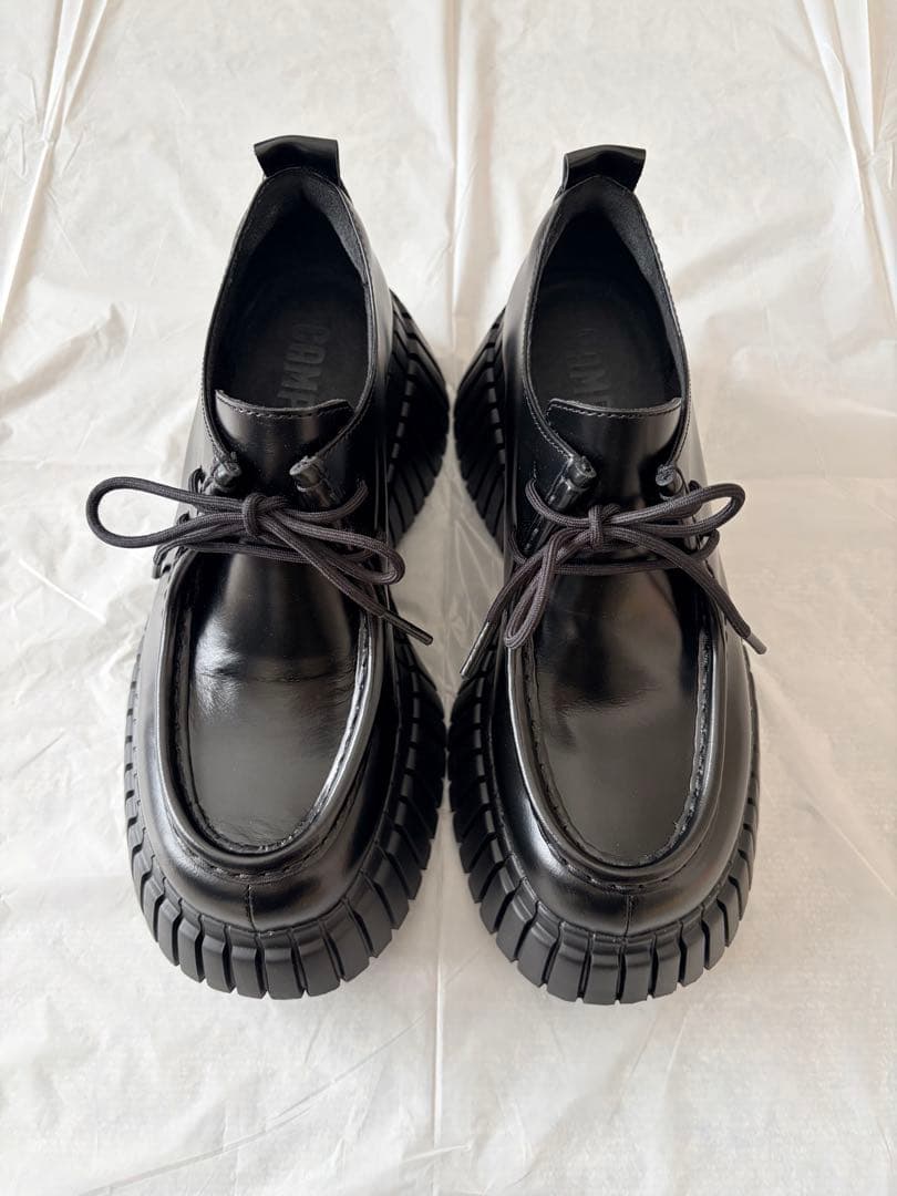 カンペールCAMPER BCN チロリアン ローファー黒37