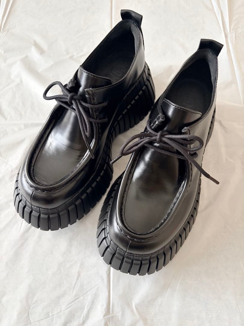 カンペールCAMPER BCN チロリアン ローファー黒37