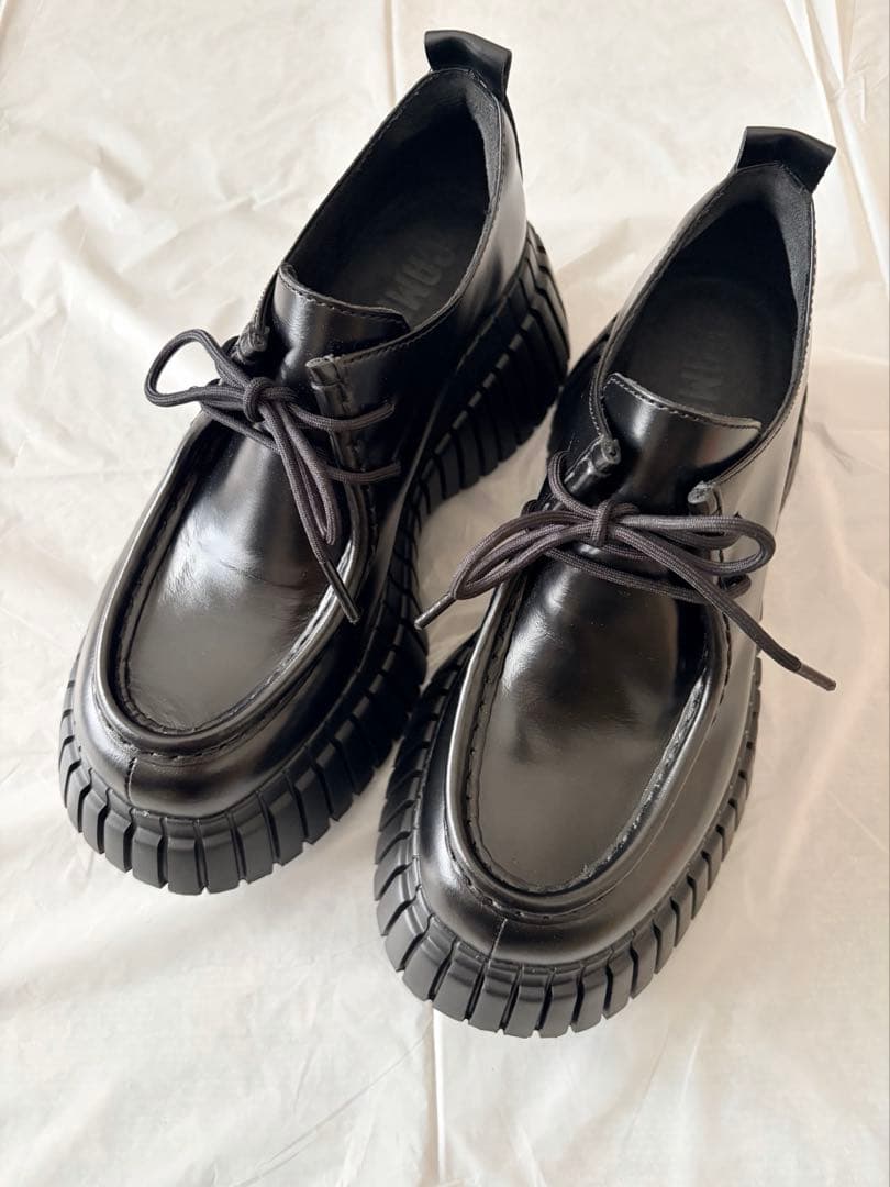 カンペールCAMPER BCN チロリアン ローファー黒37