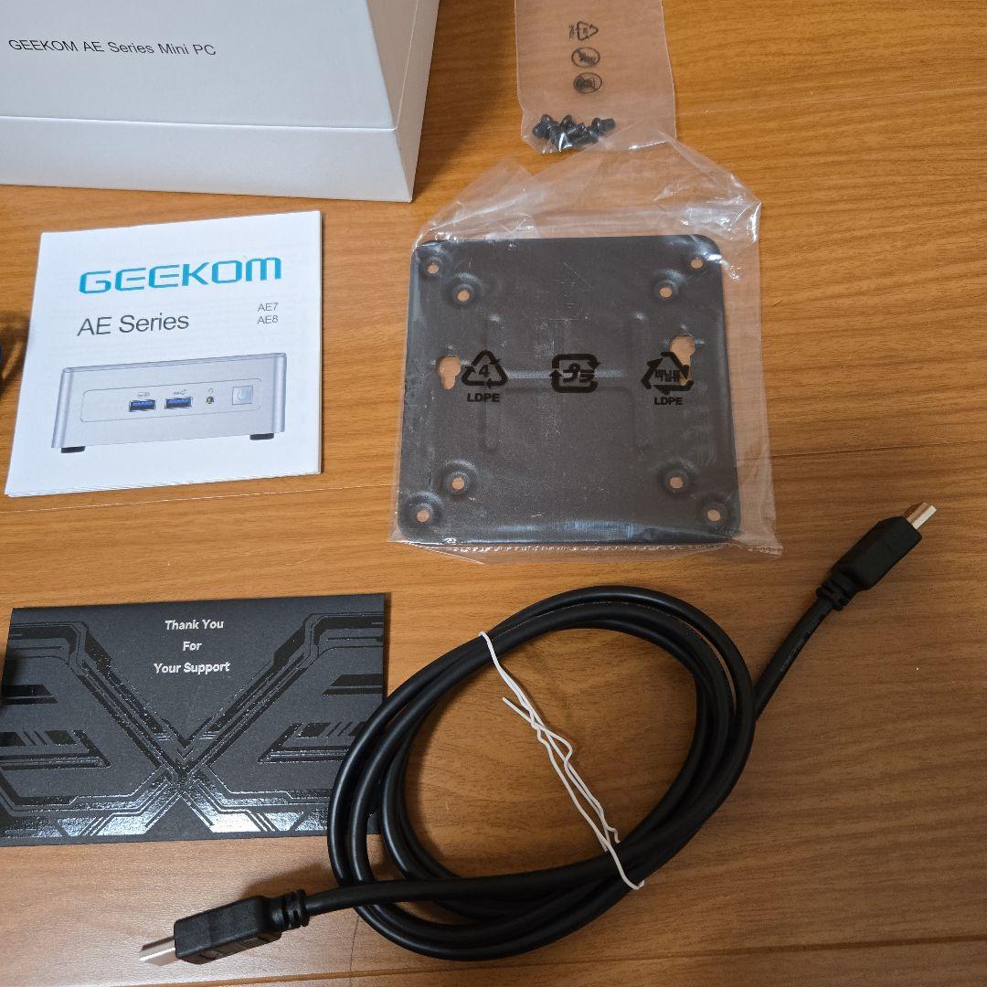 楽さん専用です。 GEEKOM AE7 Ryzen9 7940HS ミニPC