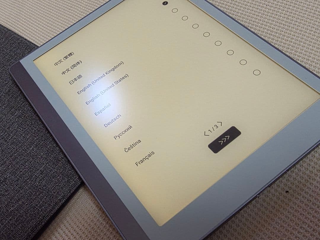 BOOX Leaf（ケース付き）