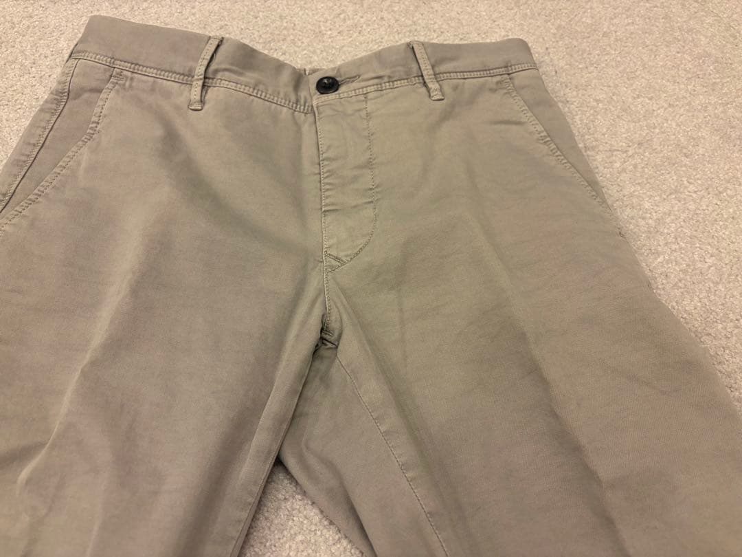 インコテックス　コットンギャバンジィチノ　ライトグレー　W29 pt 100型