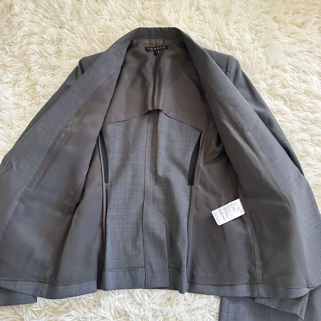 美品 Theory GABE 現行タグ スカートスーツセットアップ 0