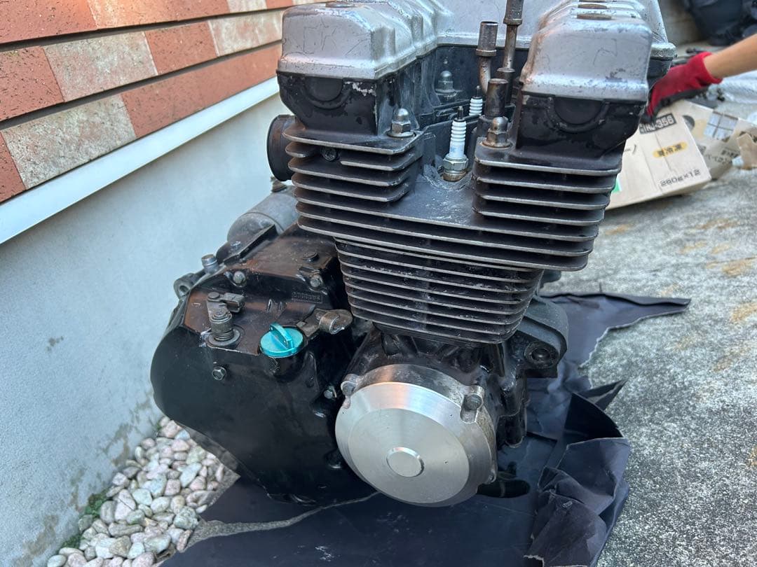 xjr400rエンジン　クランキングOK