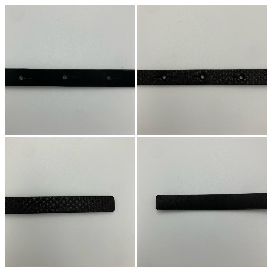 GUCCI GGマーモント レザー シルバー金具 ベルト 表記サイズ 75・30