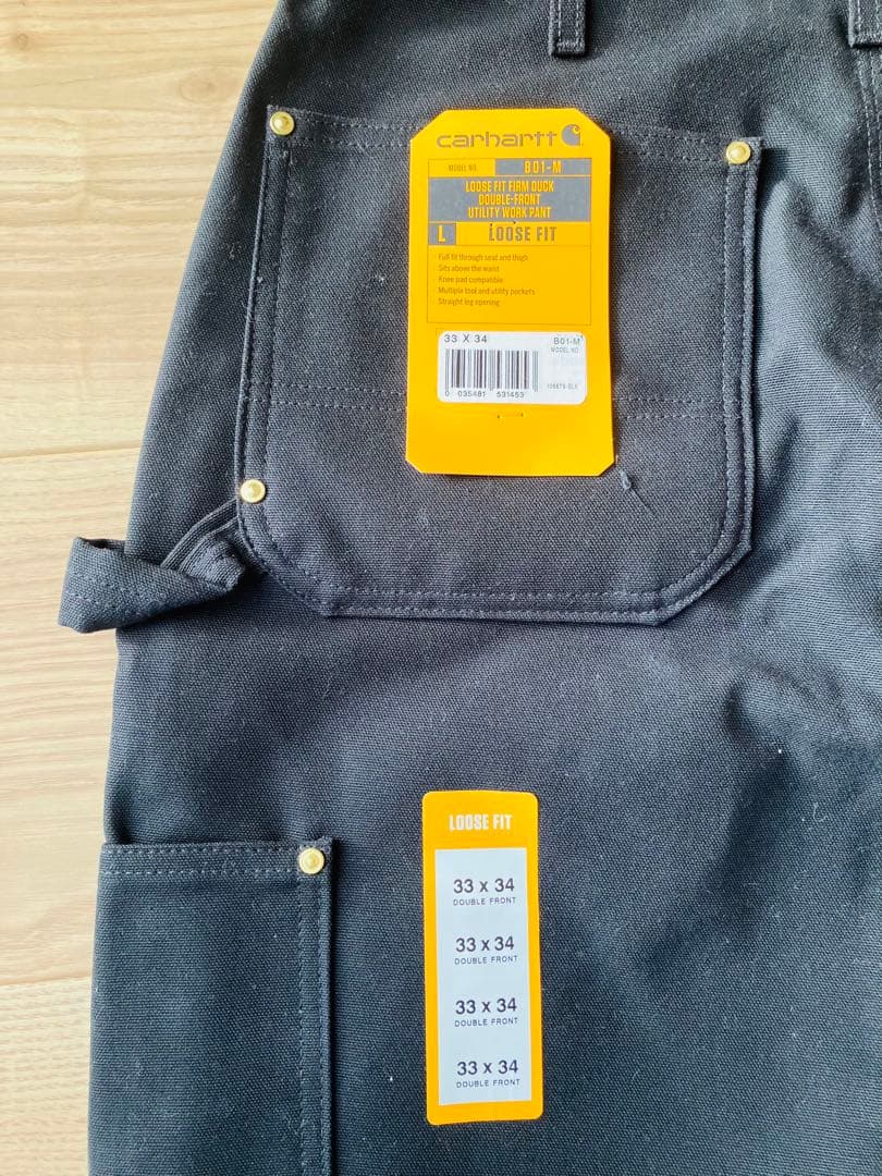 Carhartt ダブルニーペインター W:33xL:34