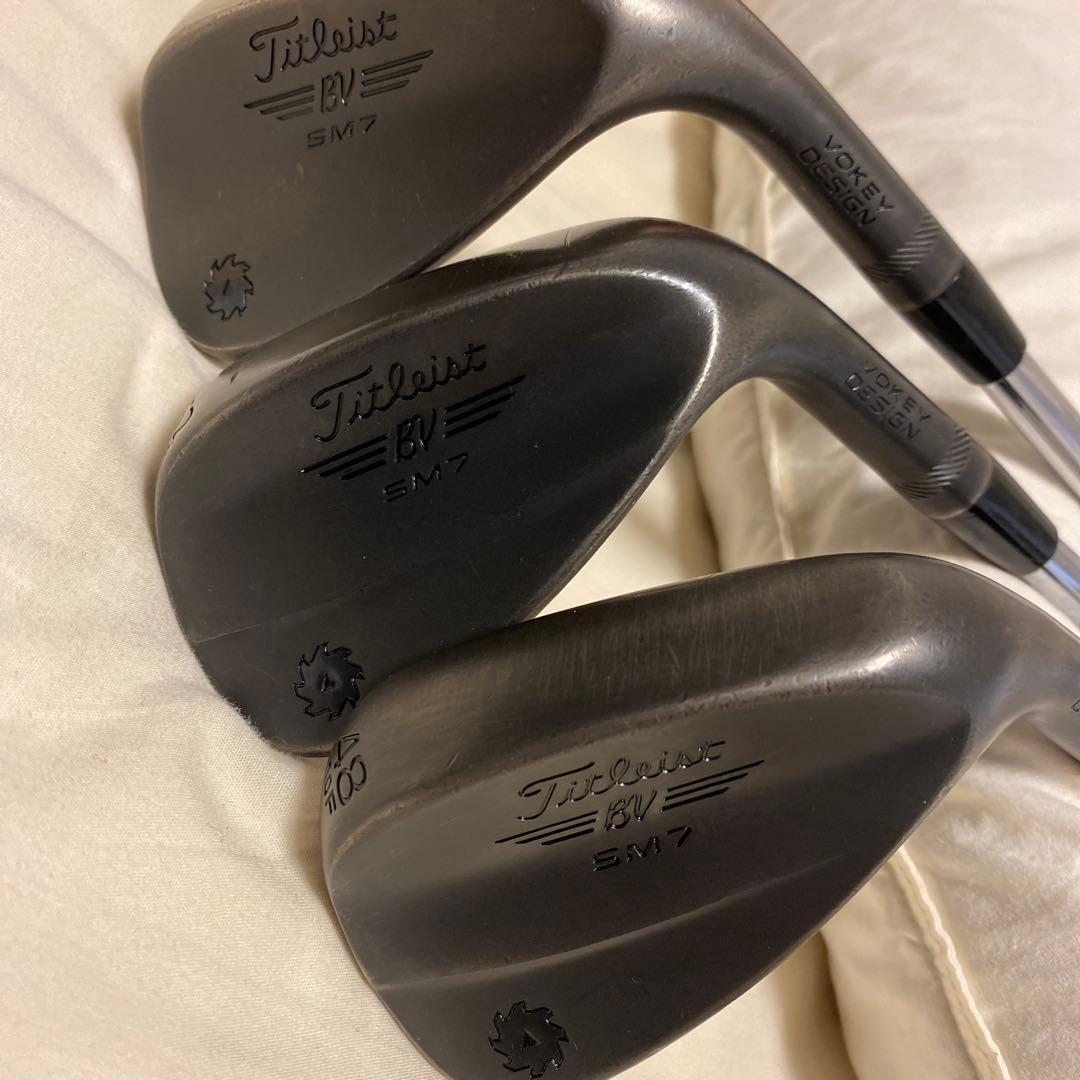 タイトリスト ボーケイ SM7 ジェットブラック 3本 ns pro 950