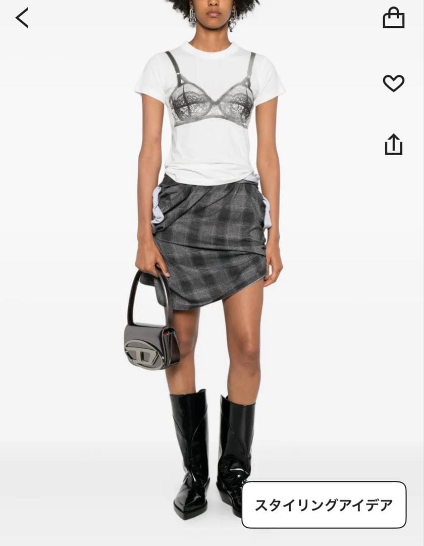 Vaquera トロンプルイユ　Tシャツ