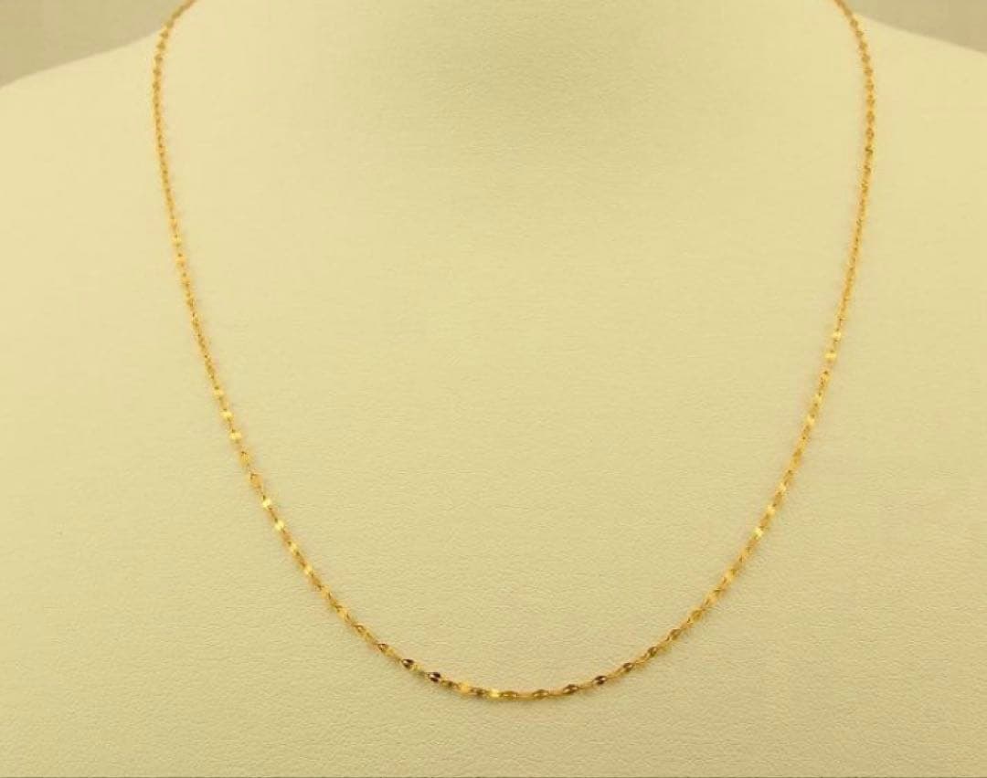 大特価‼️早いもの勝ち！新品 18金 K18 ネックレス 45cm アジャスター