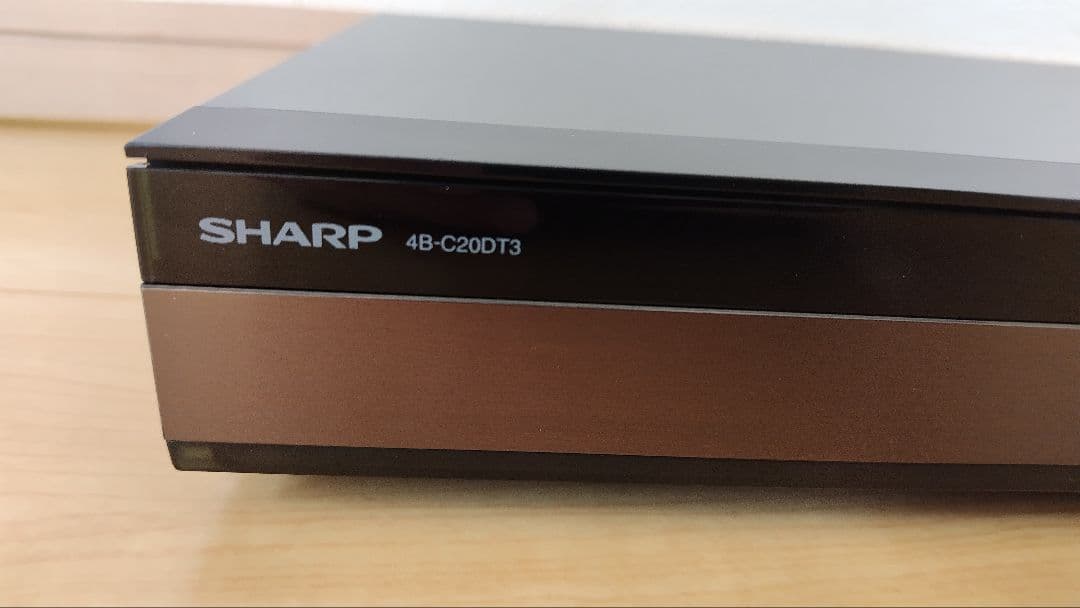 SHARP　ブルーレイレコーダー　4B-C20DT3