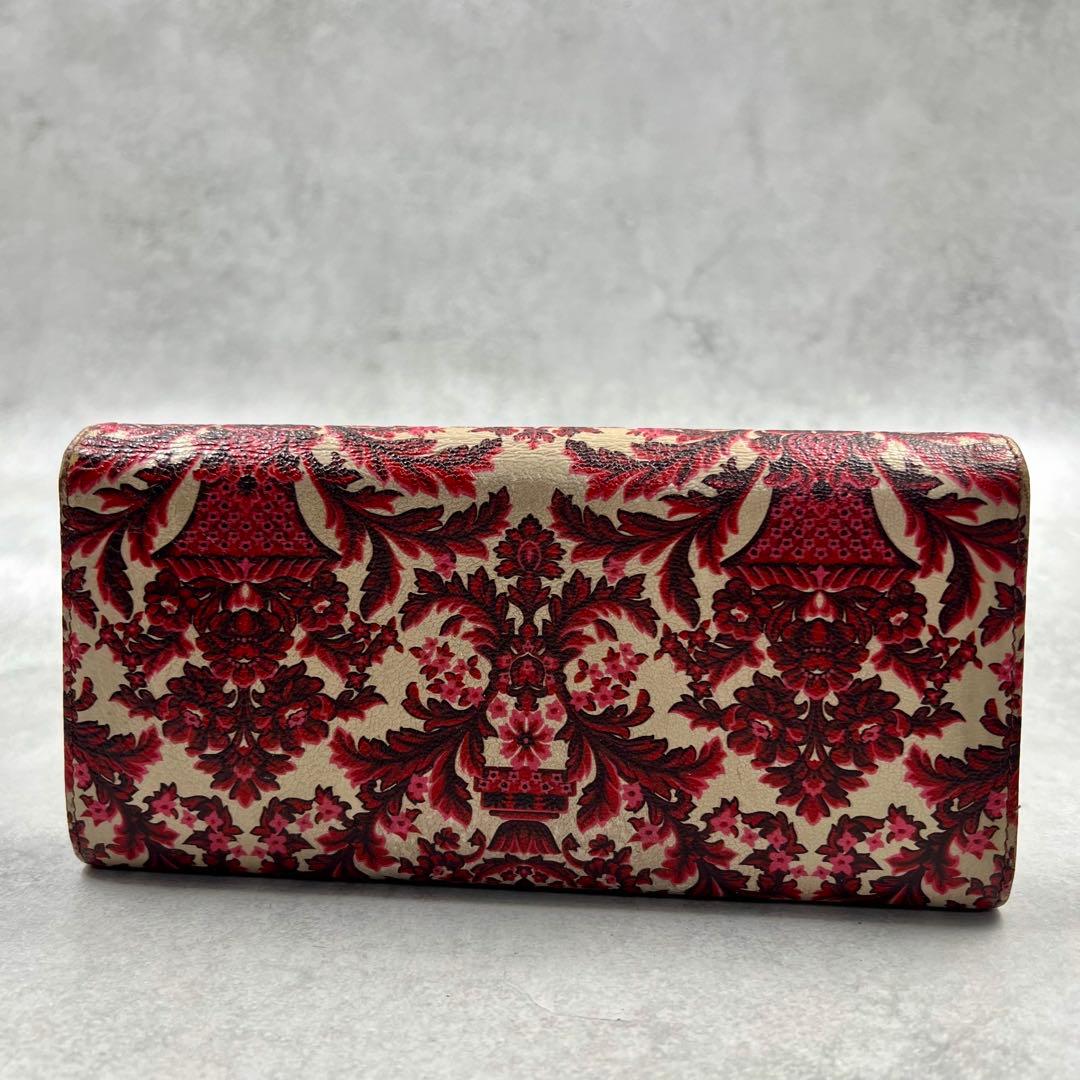 MIUMIU レザー 花柄 レディース 長財布 8239