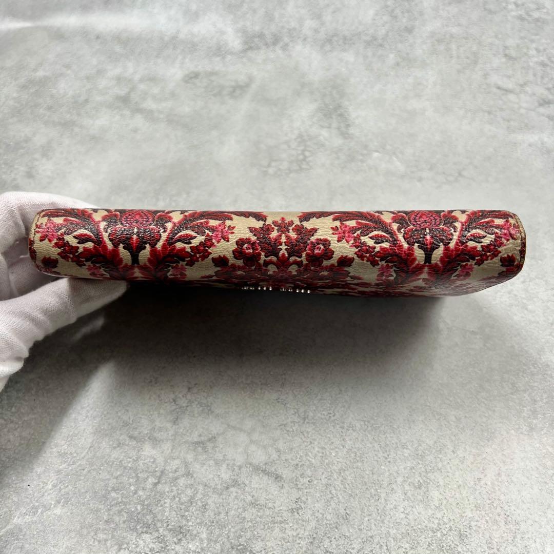 MIUMIU レザー 花柄 レディース 長財布 8239