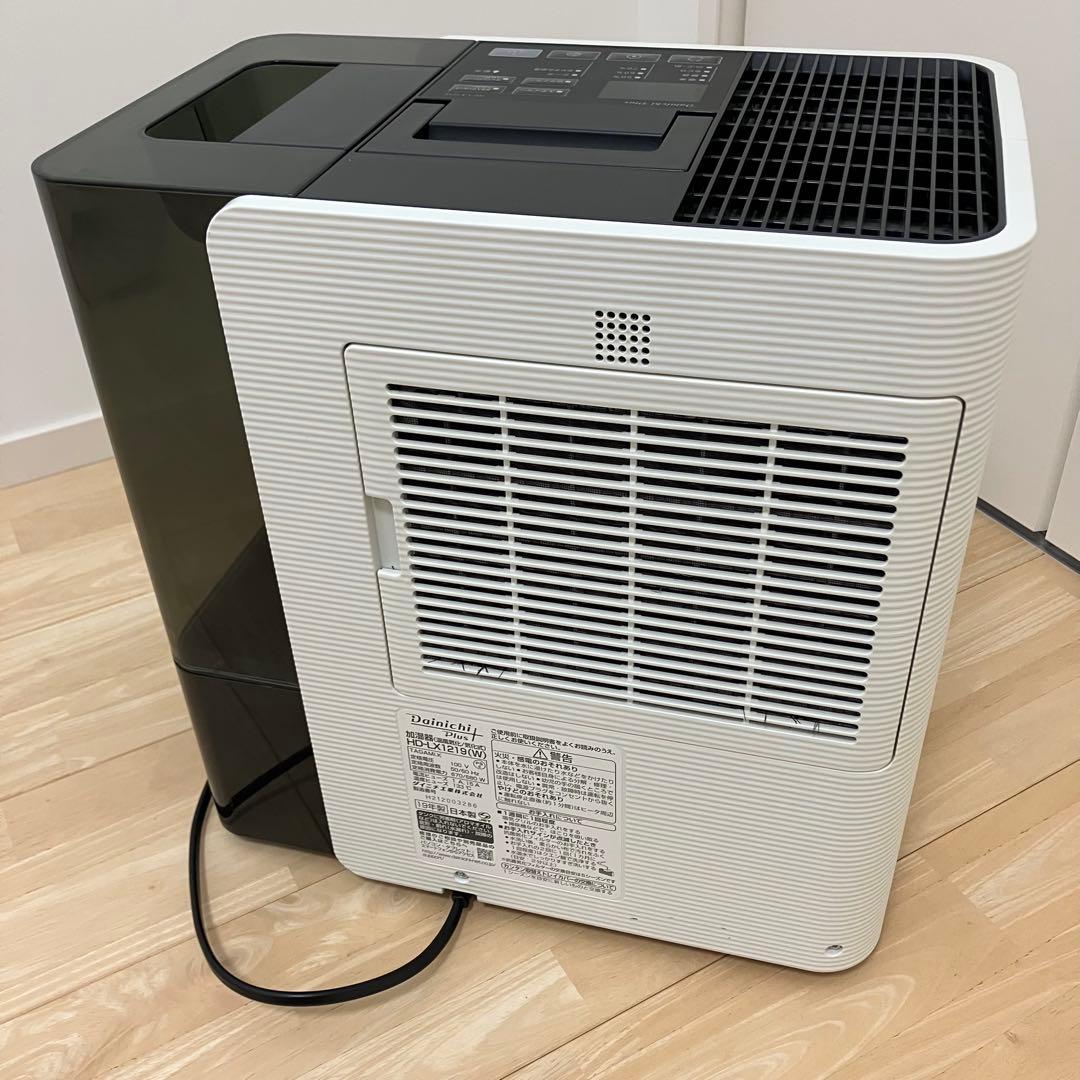 【美品】加湿器 ダイニチ ハイブリッド HD-LX1219 新品アタッチメント付