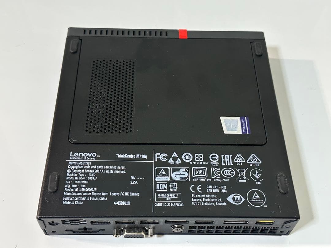 ミニPC (2) LenovoM710q i5-6400T 8GB SSD240GB