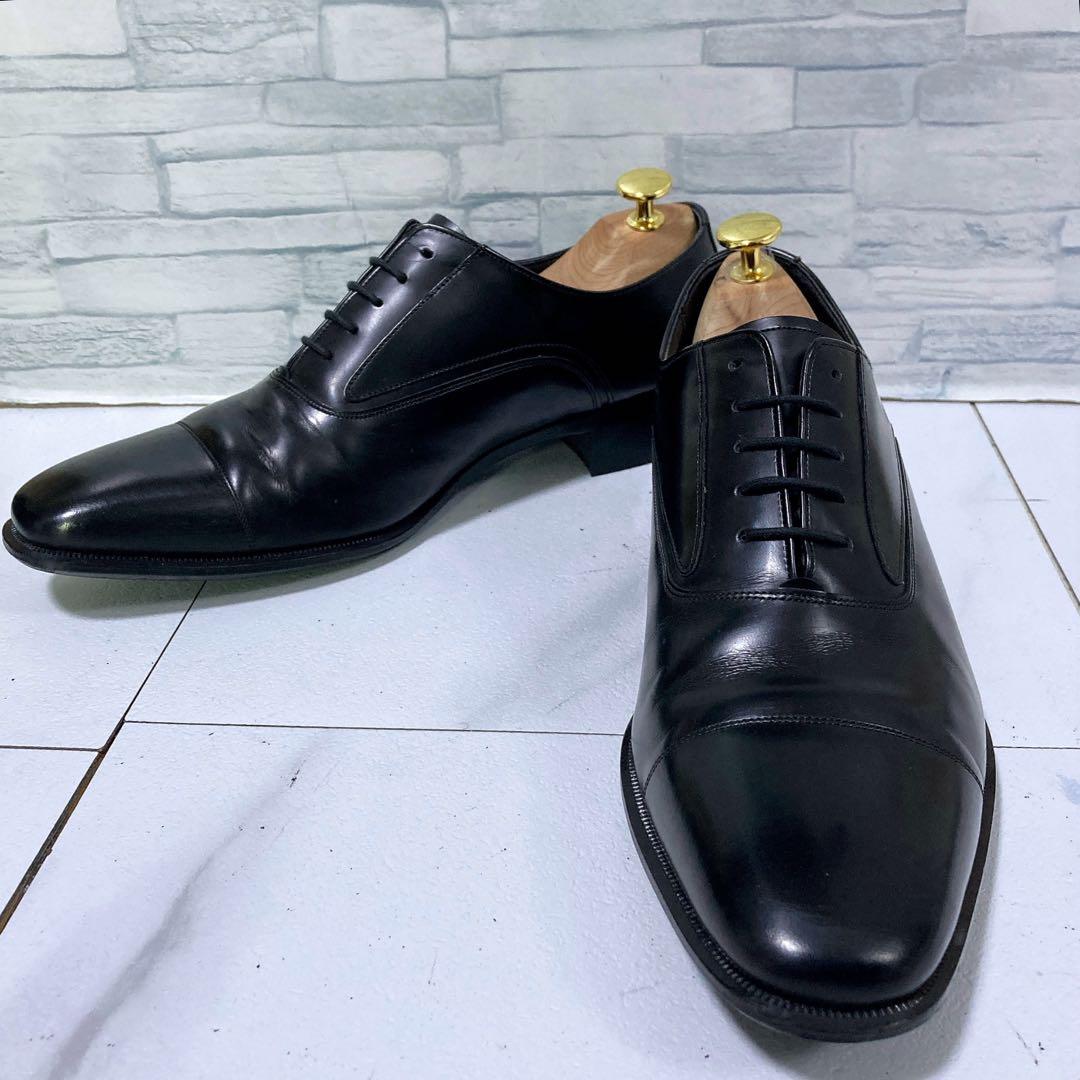 美品 REGAL ビジネスシューズ ストレートチップ 725R 黒 25.0