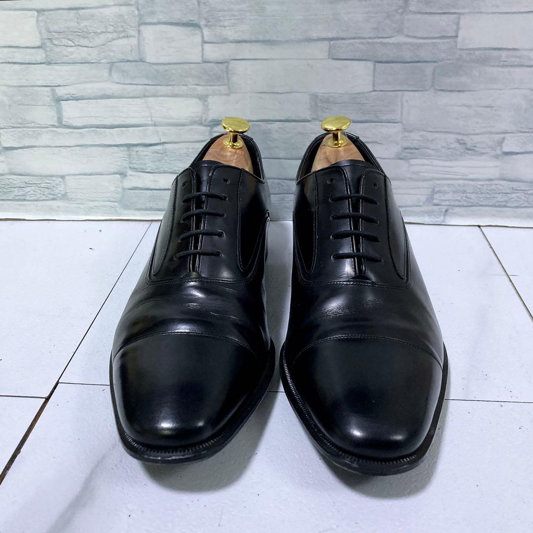 美品 REGAL ビジネスシューズ ストレートチップ 725R 黒 25.0