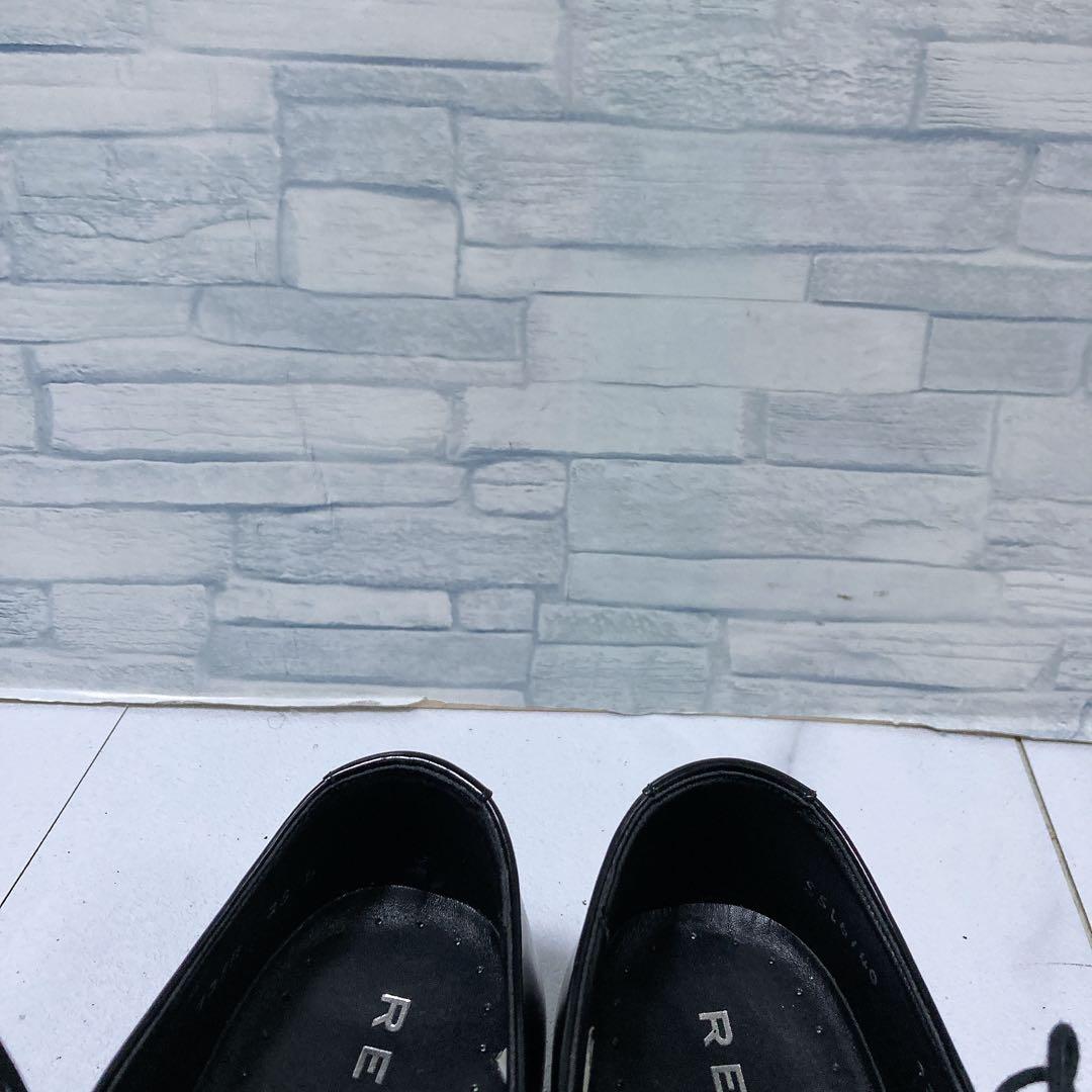 美品 REGAL ビジネスシューズ ストレートチップ 725R 黒 25.0