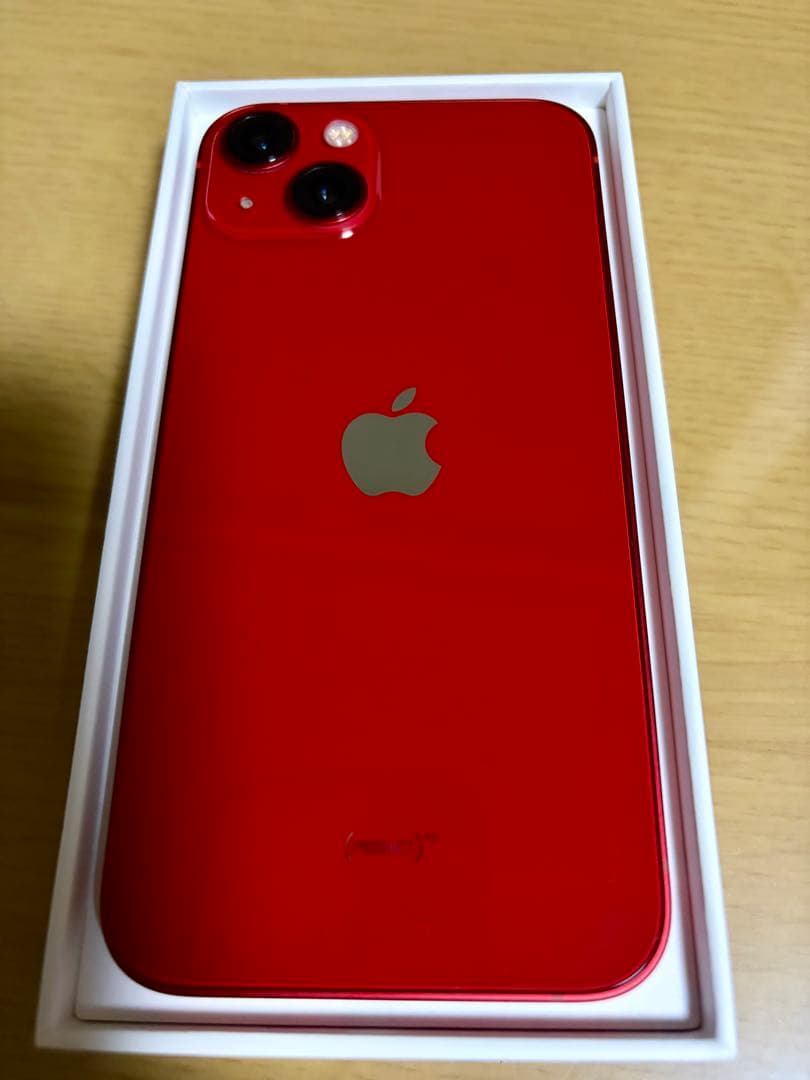 美品Apple iPhone 13 256GB レッドRED SIMフリー