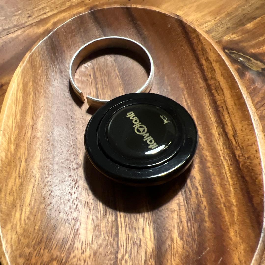 イタルボランテ 純正 ホーンボタン 黒/金文字 メンテ済み 導通良好 正規品