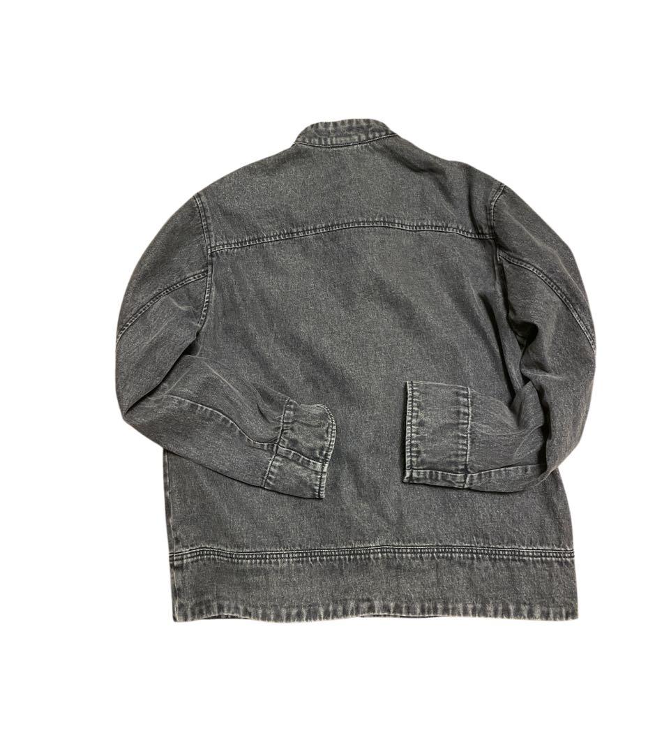 年末限定セール　黒　サイズXS adidas デニムジャケット　チャイナボタン