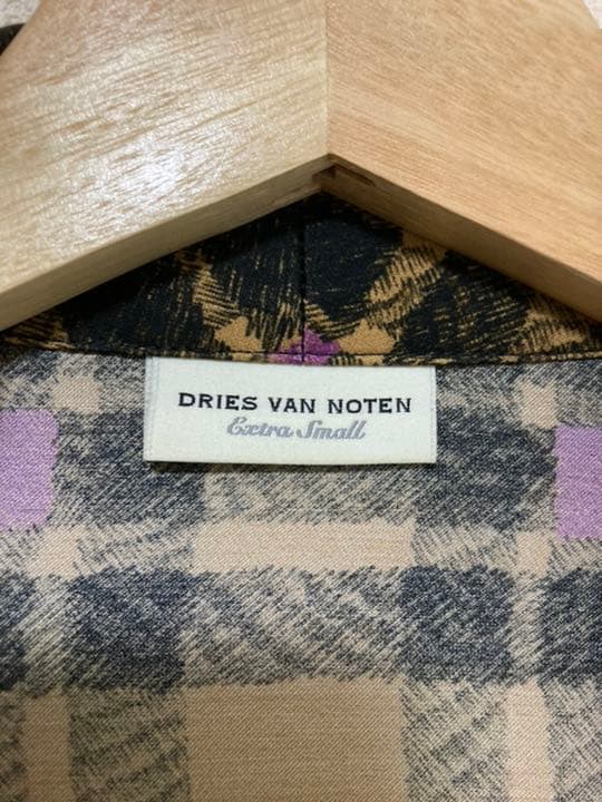 Dries Van Noten チェック　ガウン