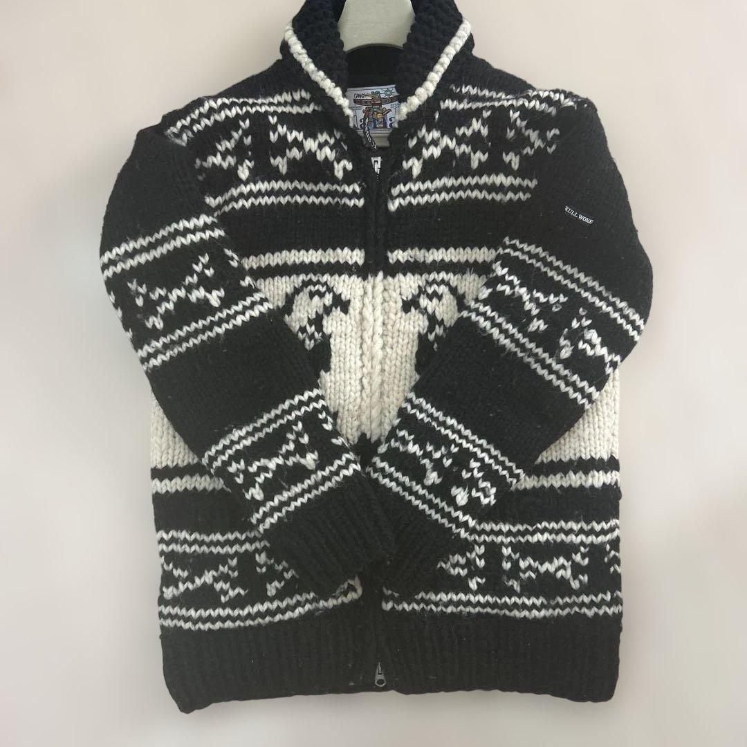 希少 kanata カナタ カウチン JACKROSE別注 黒 サンダーバード