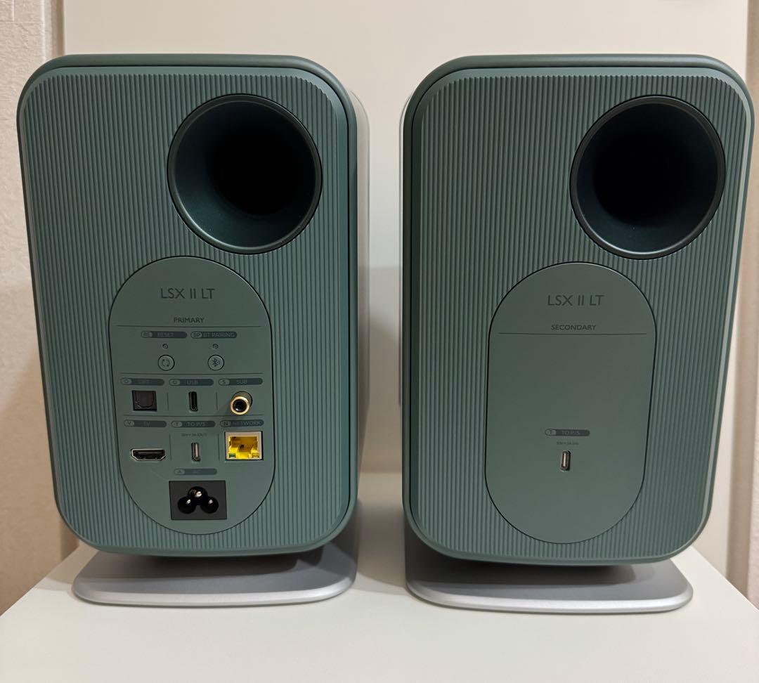 KEF LSX II LT ワイヤレスHiFiスピーカ P1 Desk Pad付