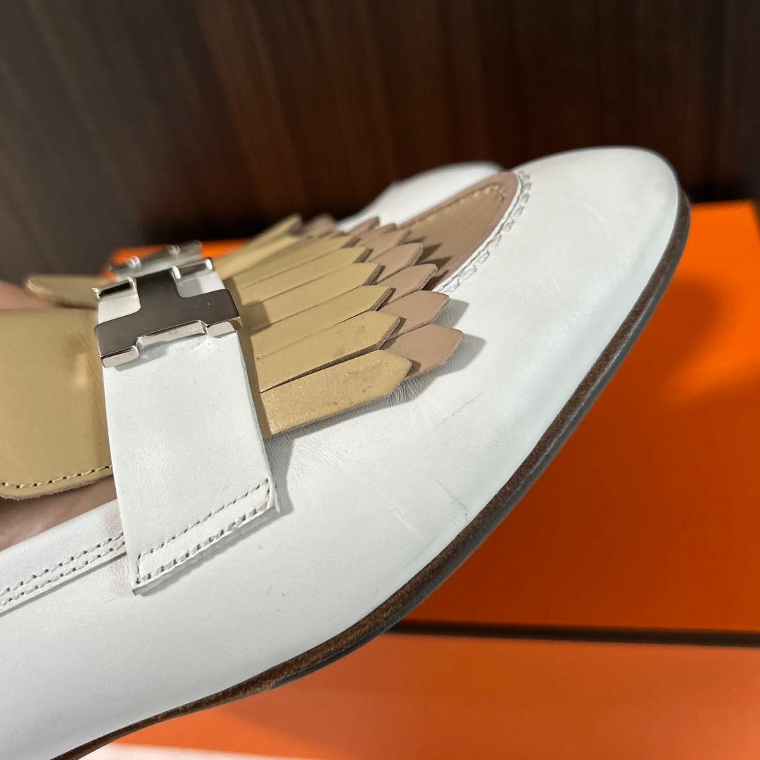 エルメス　モカシンパリ　35