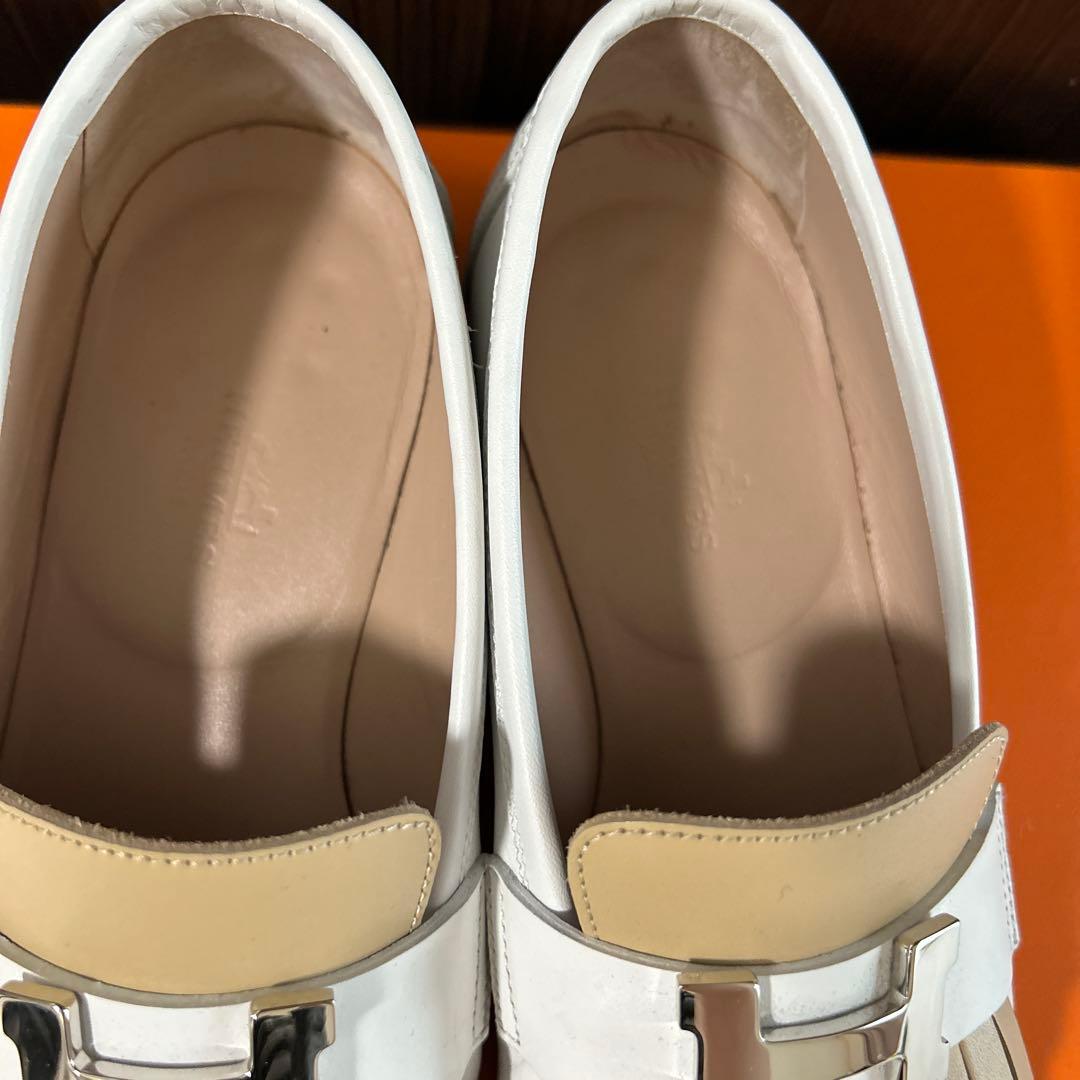 エルメス　モカシンパリ　35